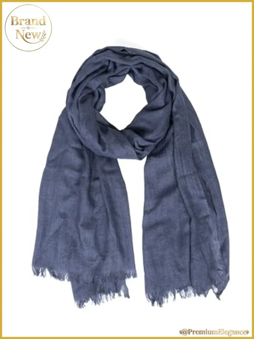 Oversized Gauze Scarf Fringed Shawl Wrap Lightweight Beach Coverup